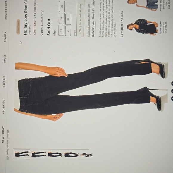 Grlfrnd black jeans - Picture 13 of 14